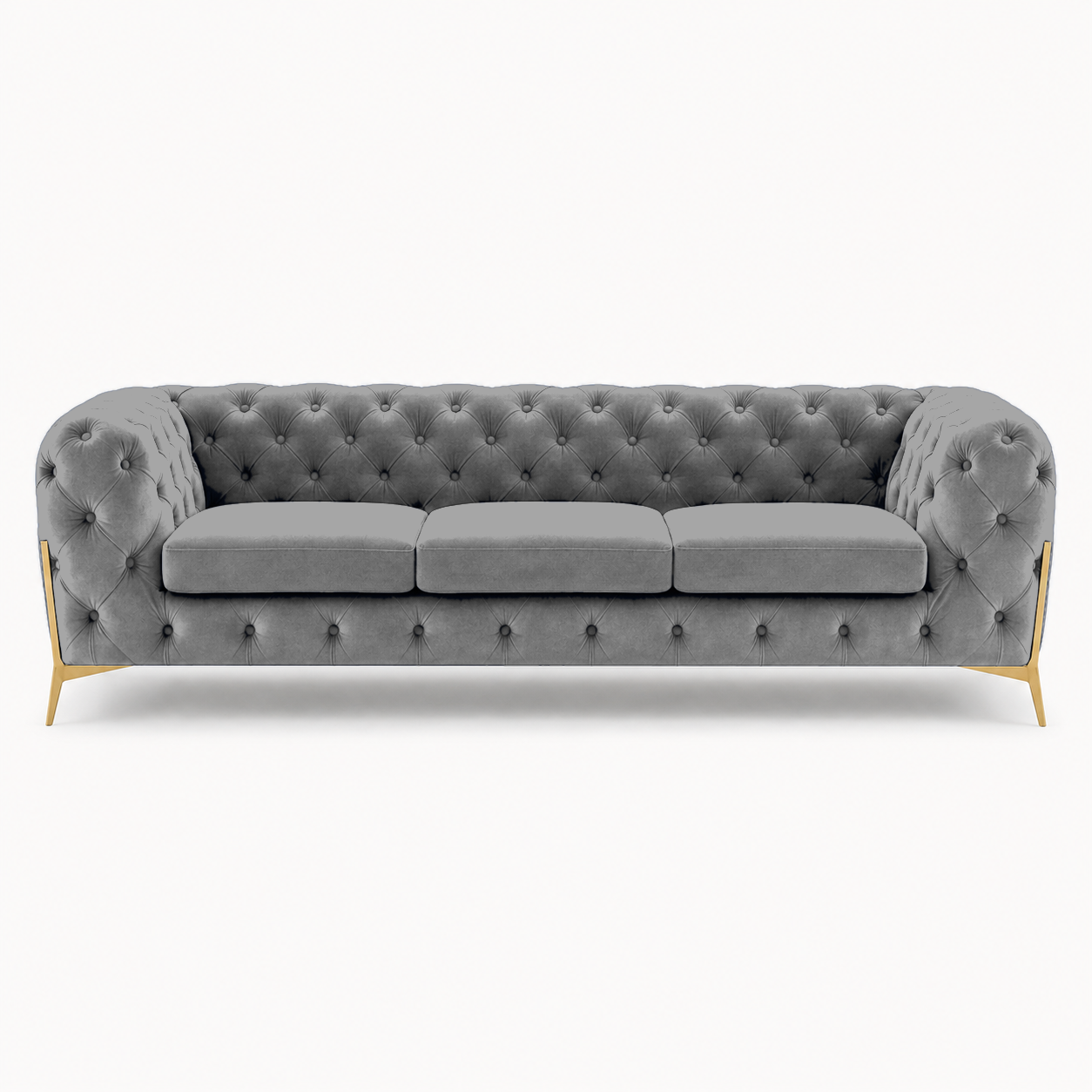 Thrive 3+2+1 Sofa Set, 3 seater, grey, studio view