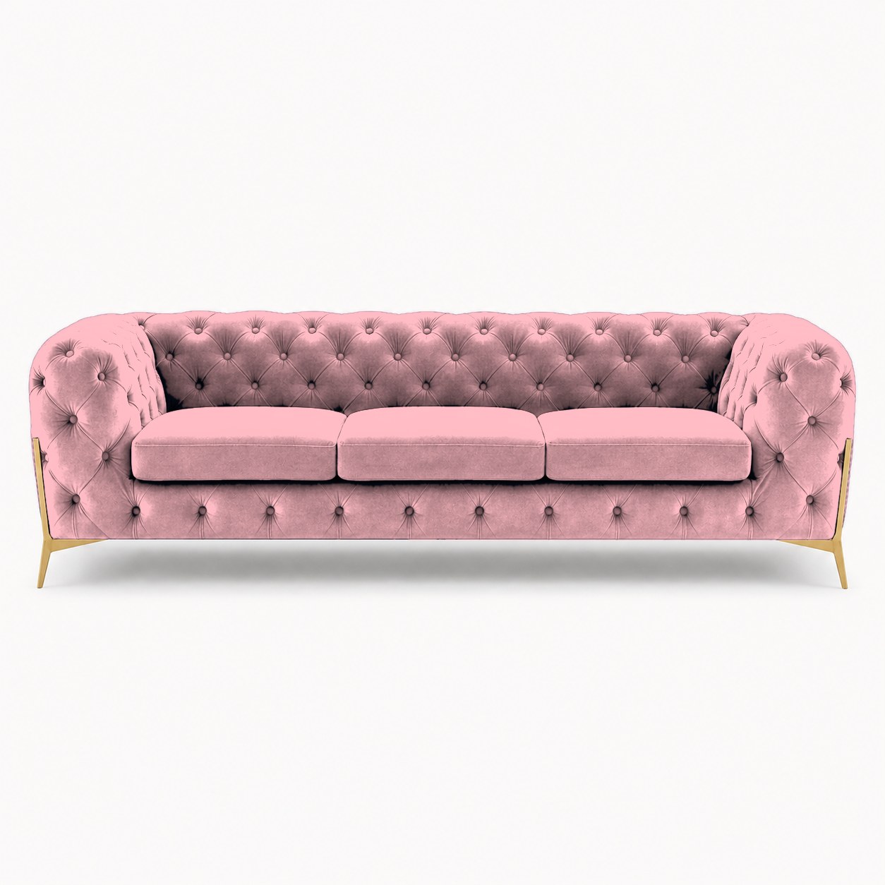 Thrive 3+2+1 Sofa Set, 3 seater, pink, studio view
