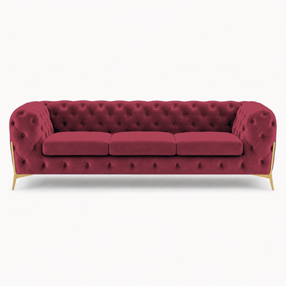 Thrive 3+2+1 Sofa Set, 3 seater, red, studio view