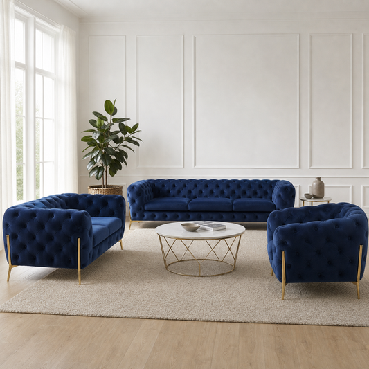 Thrive - 3+2+1 Sofa Set, complete 3+2+1 sofa set in an editorial living room
