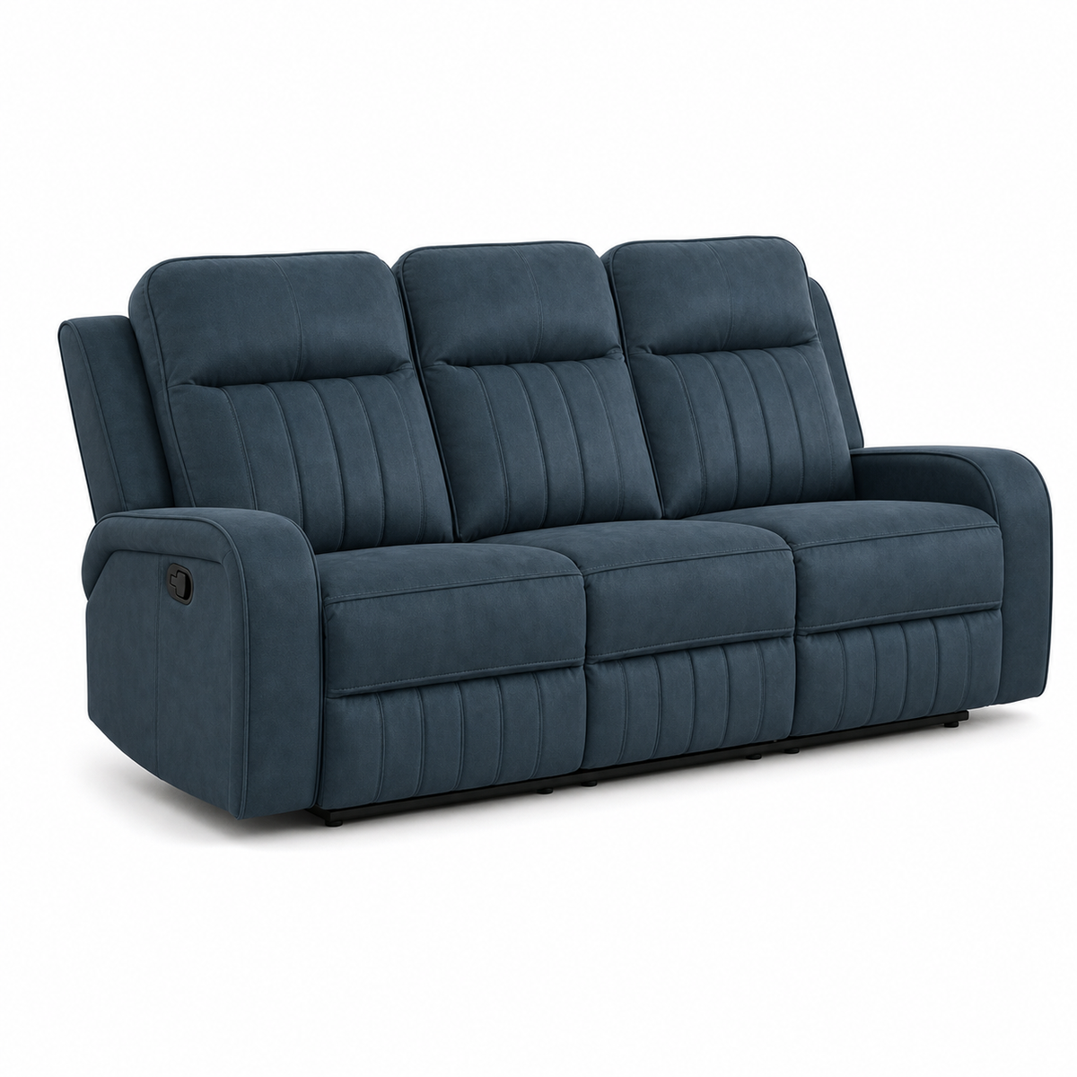 Tide Recliner 3 seater blue 02 white