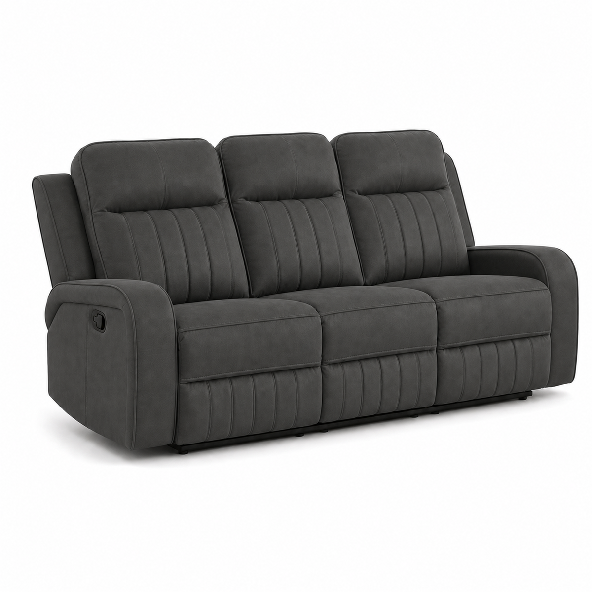 Tide Recliner 3 seater grey 02 white