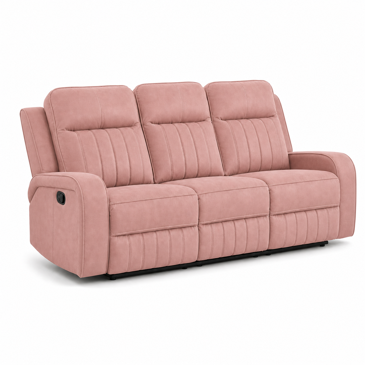 Tide Recliner 3 seater pink 02 white