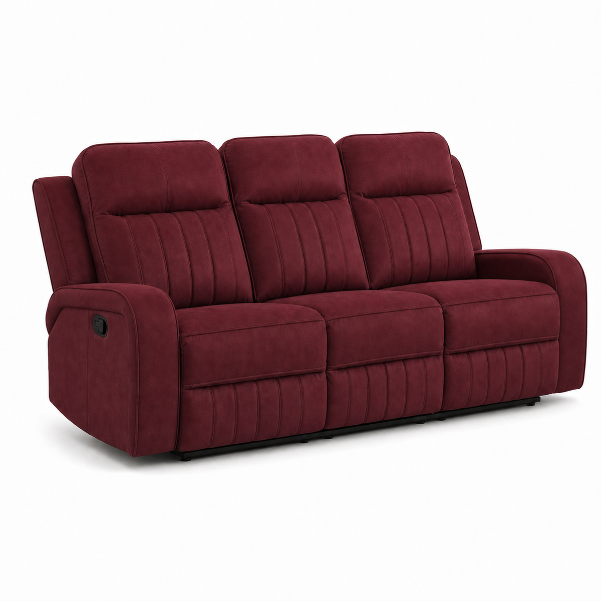 Tide Recliner 3 seater red 02 white