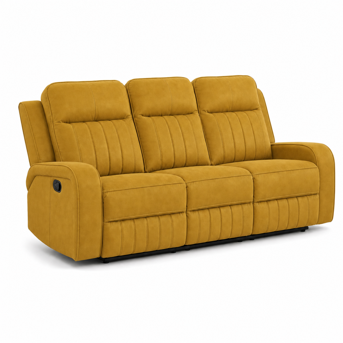 Tide Recliner 3 seater yellow 02 white