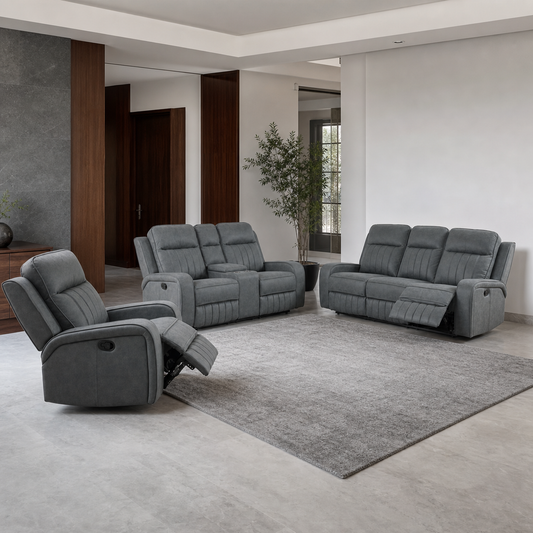 Tide Recliner complete configuration in an editorial living room