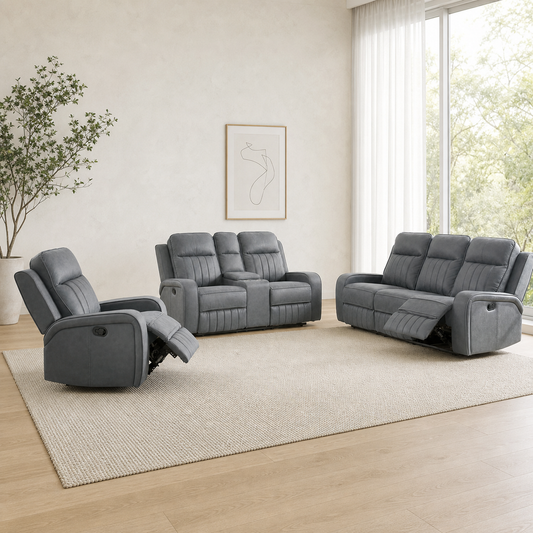Tide Recliner complete configuration in an editorial living room
