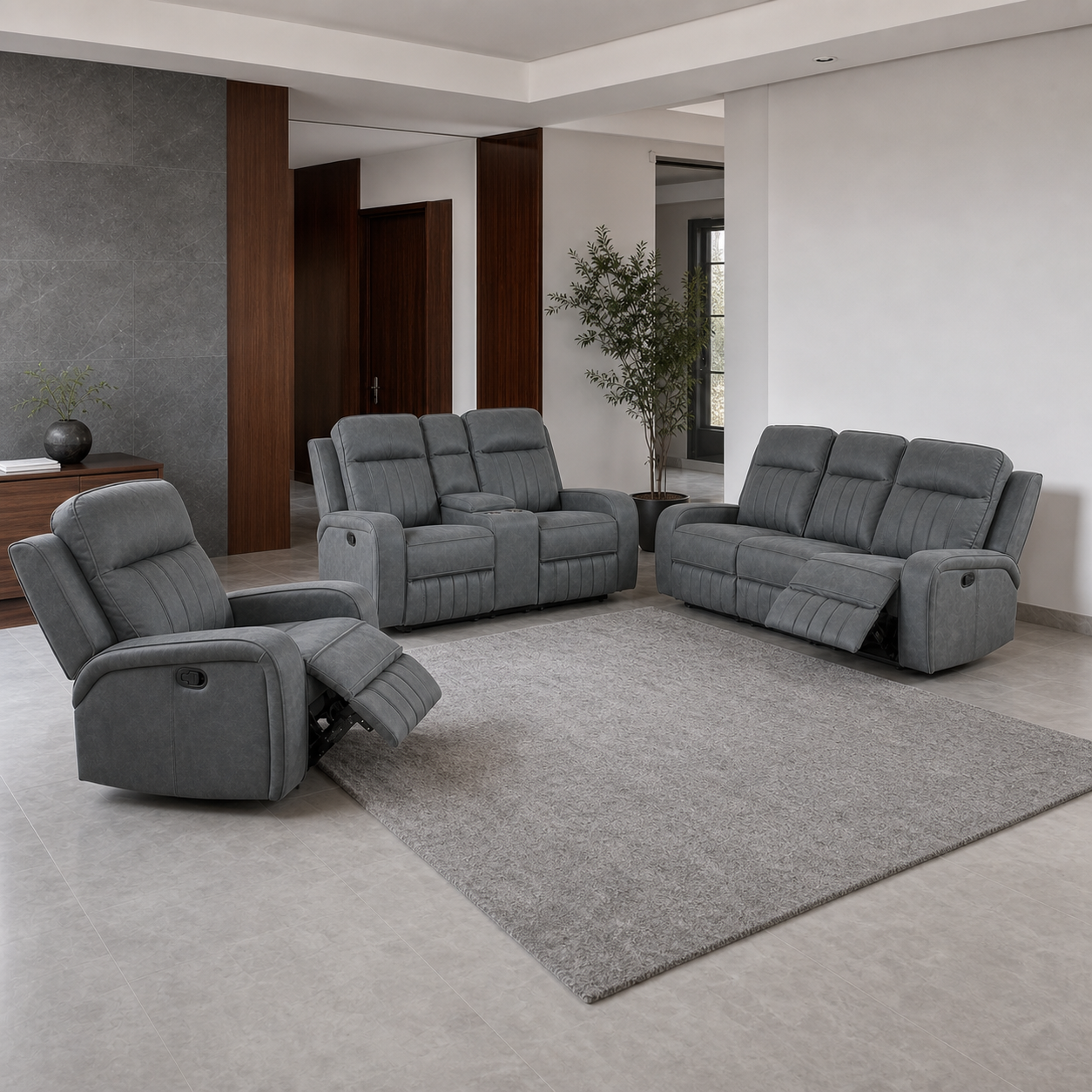 Tide Recliner complete configuration from an alternate angle