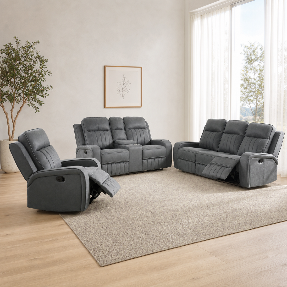 Tide Recliner complete configuration from an alternate angle