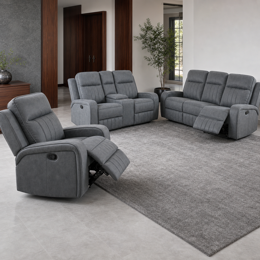 Tide Recliner upholstery and reclining detail