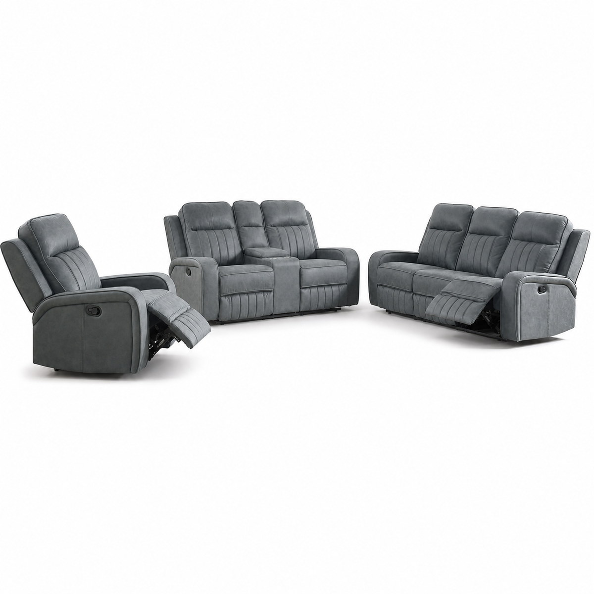 Tide Recliner complete configuration on a white background