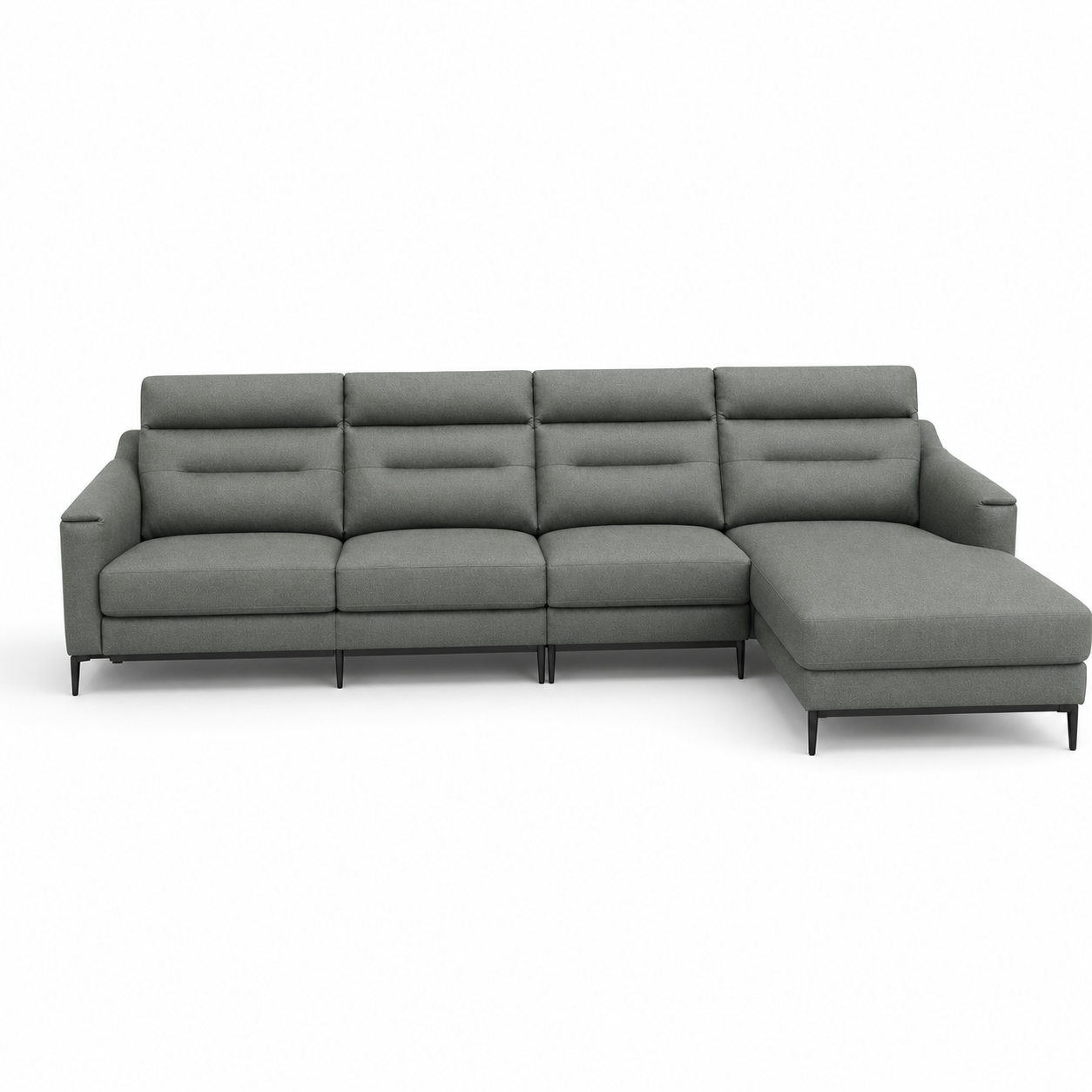 Timber Recliner complete configuration on a white background