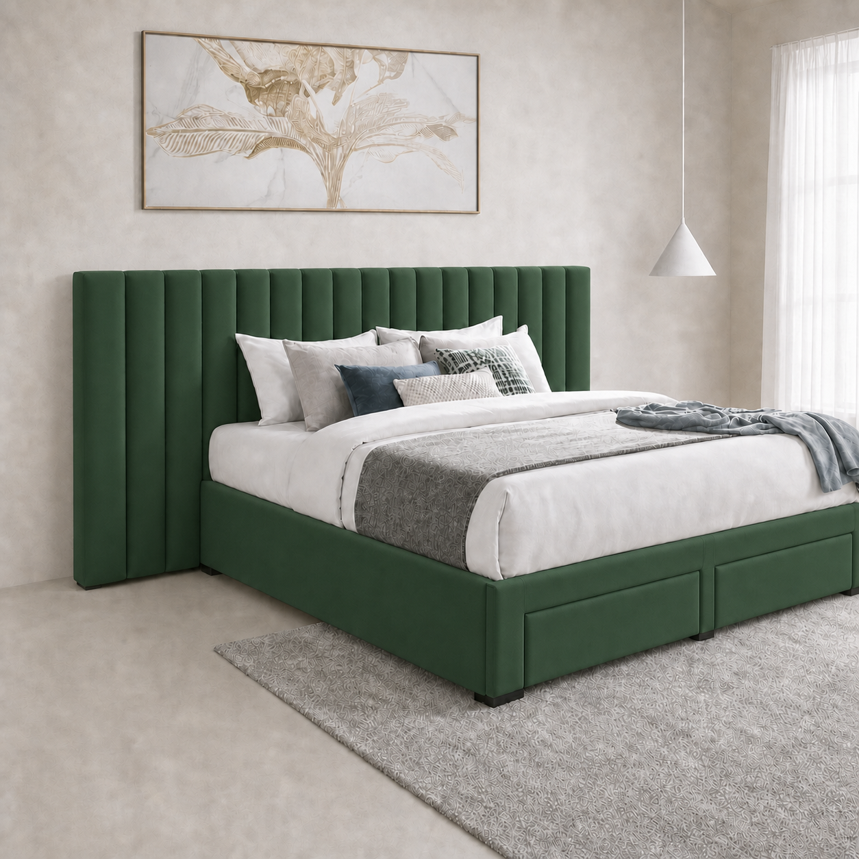 Timo - Bed Green lifestyle view