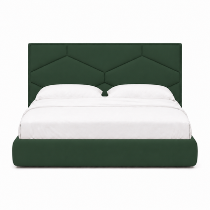 Tori - Bed Green plain white background view