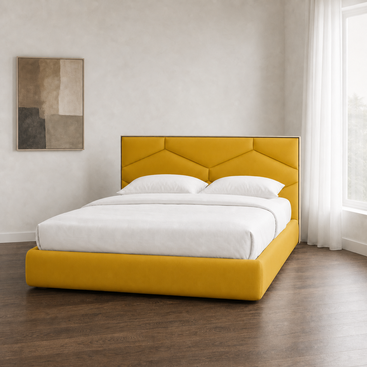 Tori - Bed Yellow lifestyle view