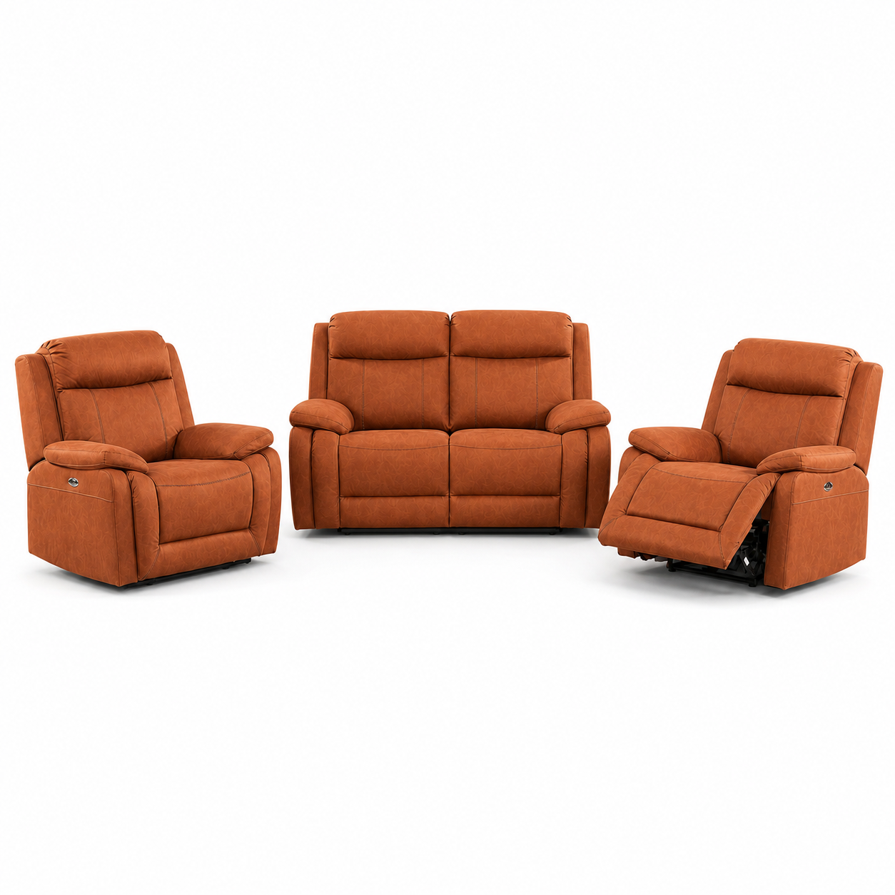 Torrent Recliner complete configuration on a white background