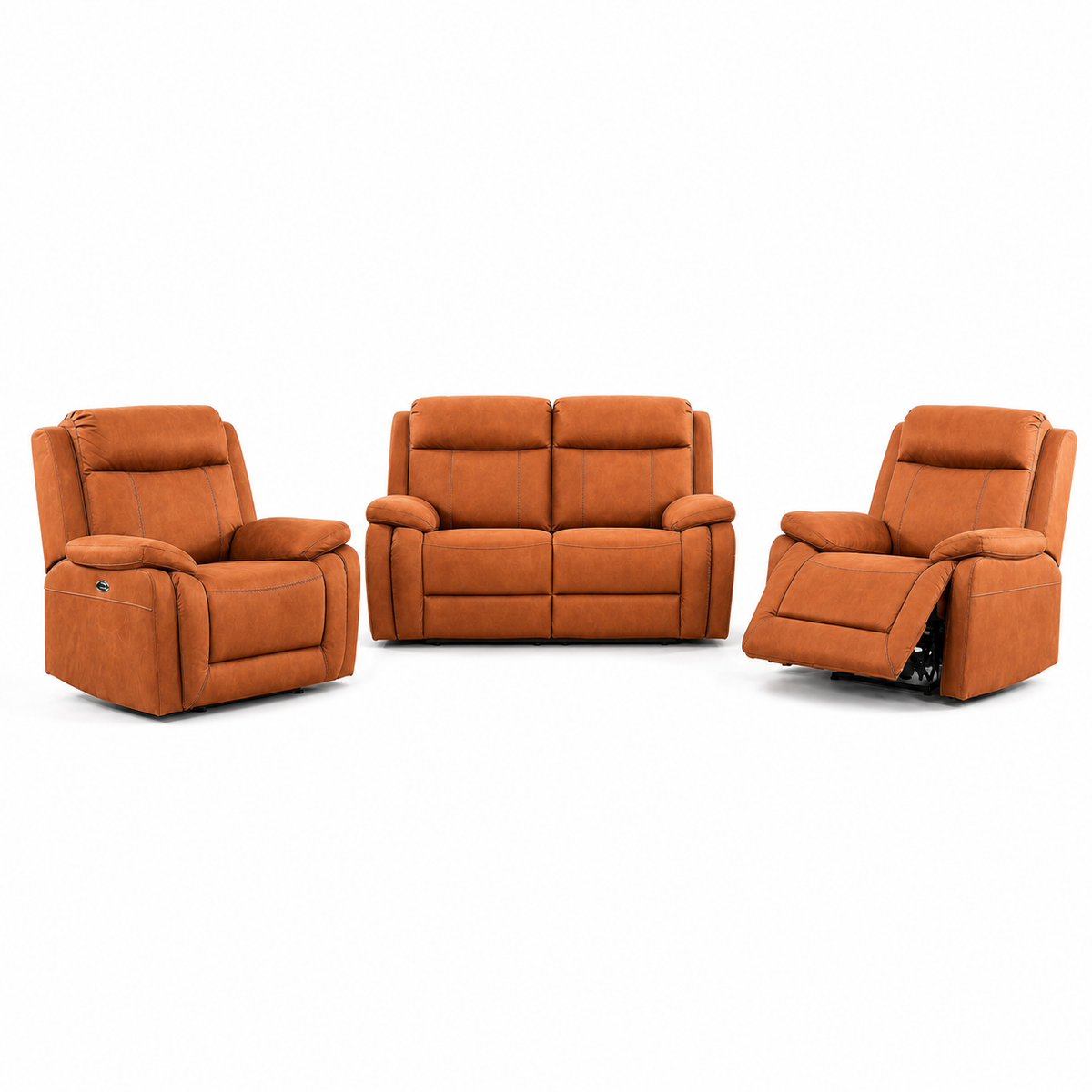 Torrent Recliner complete configuration on a white background