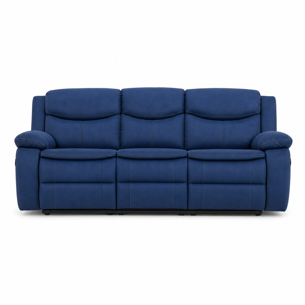 Tranquil Recliner 3 seater blue 02 white