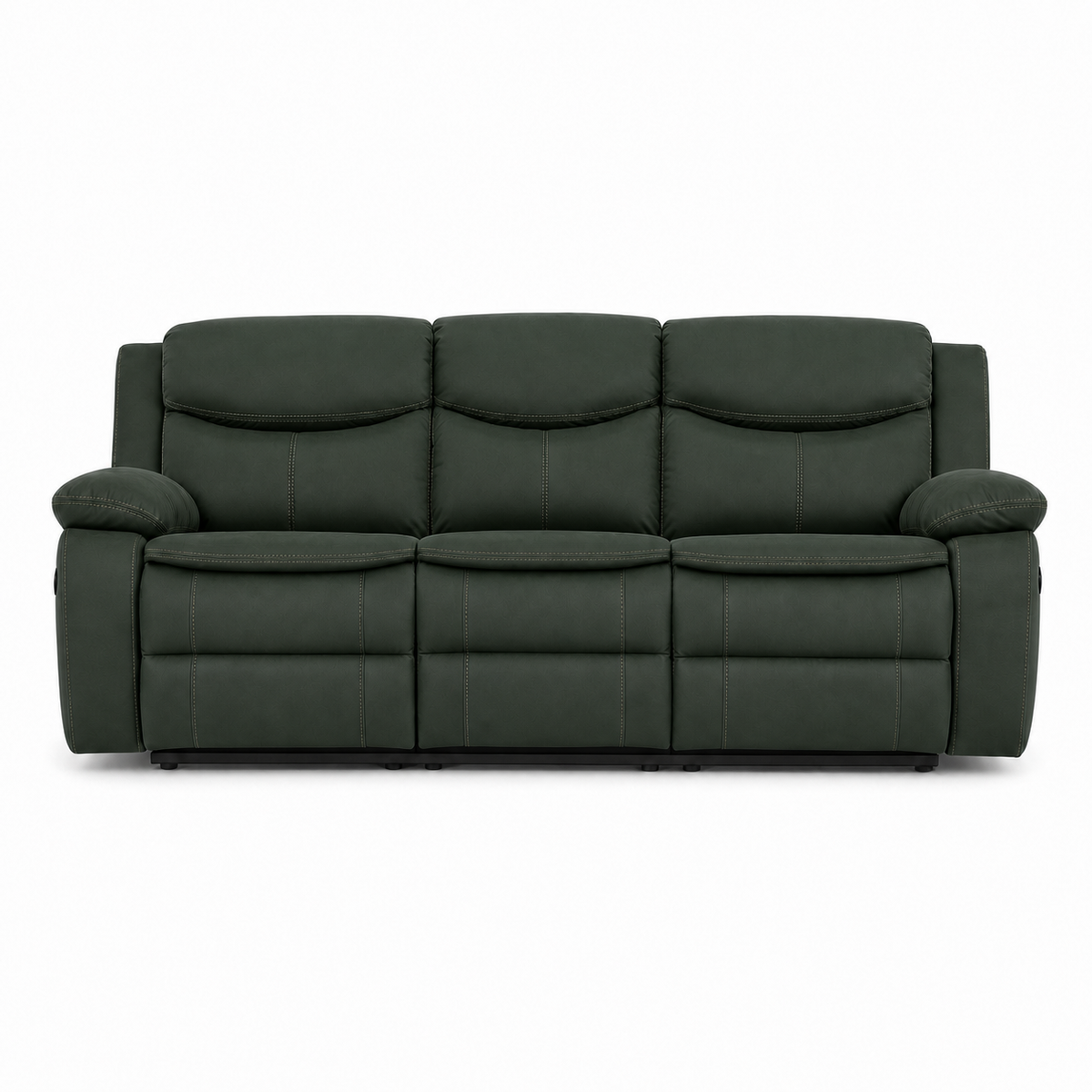 Tranquil Recliner 3 seater green 02 white