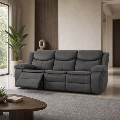 Tranquil Recliner 3 seater grey 01 main