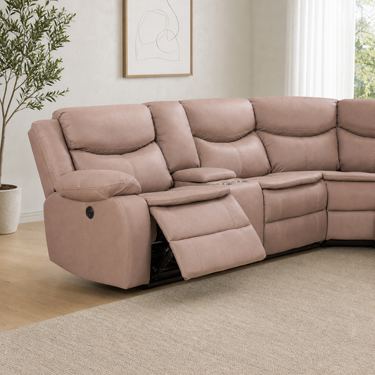 Tranquil Recliner upholstery and reclining detail