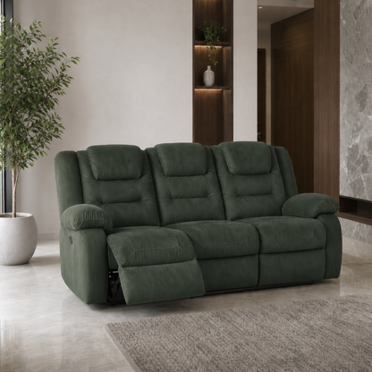 Traverse Recliner 3 seater green 01 main