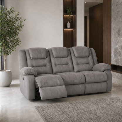 Traverse Recliner 3 seater grey 01 main