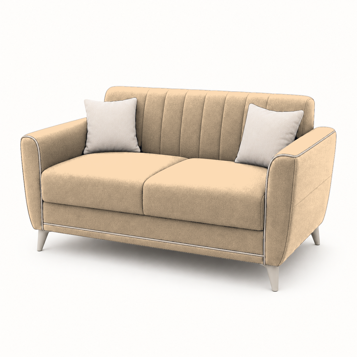 Treat 3+2+1 Sofa Set, 2 seater, beige, studio view