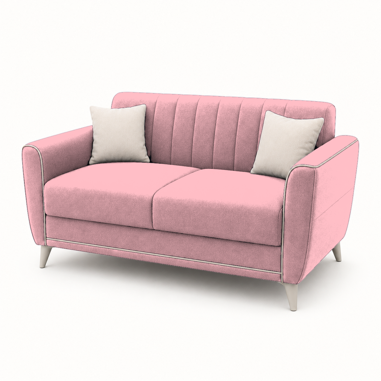 Treat 3+2+1 Sofa Set, 2 seater, pink, studio view
