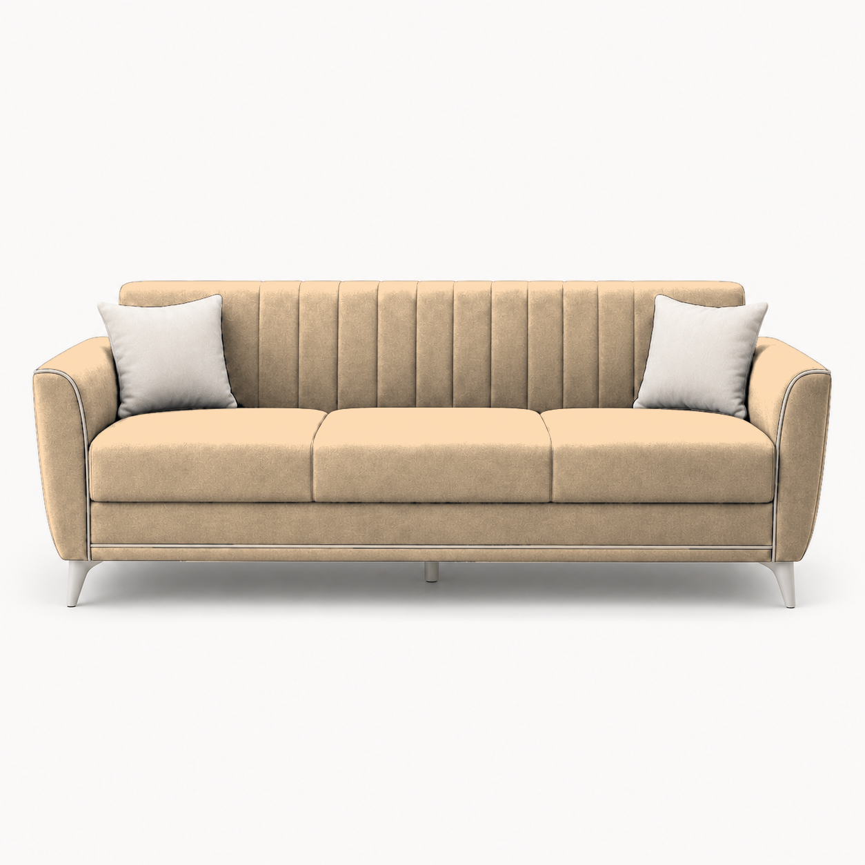 Treat 3+2+1 Sofa Set, 3 seater, beige, studio view
