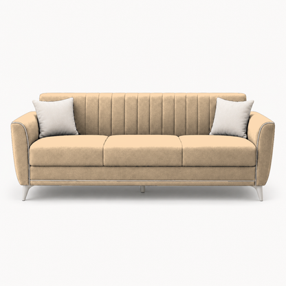 Treat 3+2+1 Sofa Set, 3 seater, beige, studio view