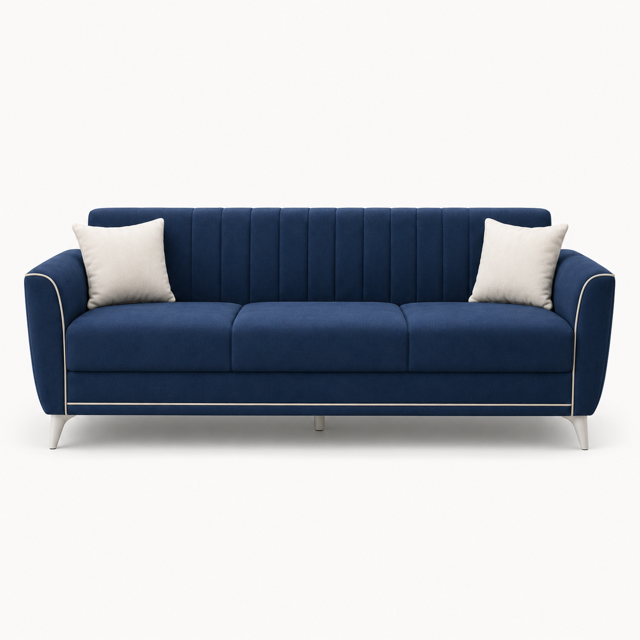 Treat 3+2+1 Sofa Set, 3 seater, blue, studio view