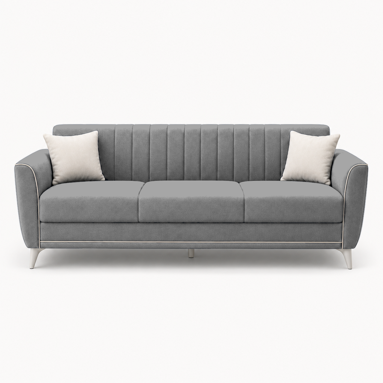 Treat 3+2+1 Sofa Set, 3 seater, grey, studio view
