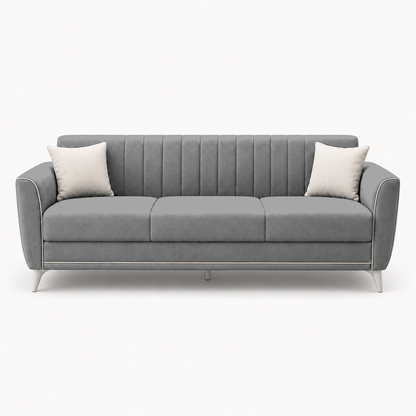 Treat 3+2+1 Sofa Set, 3 seater, grey, studio view