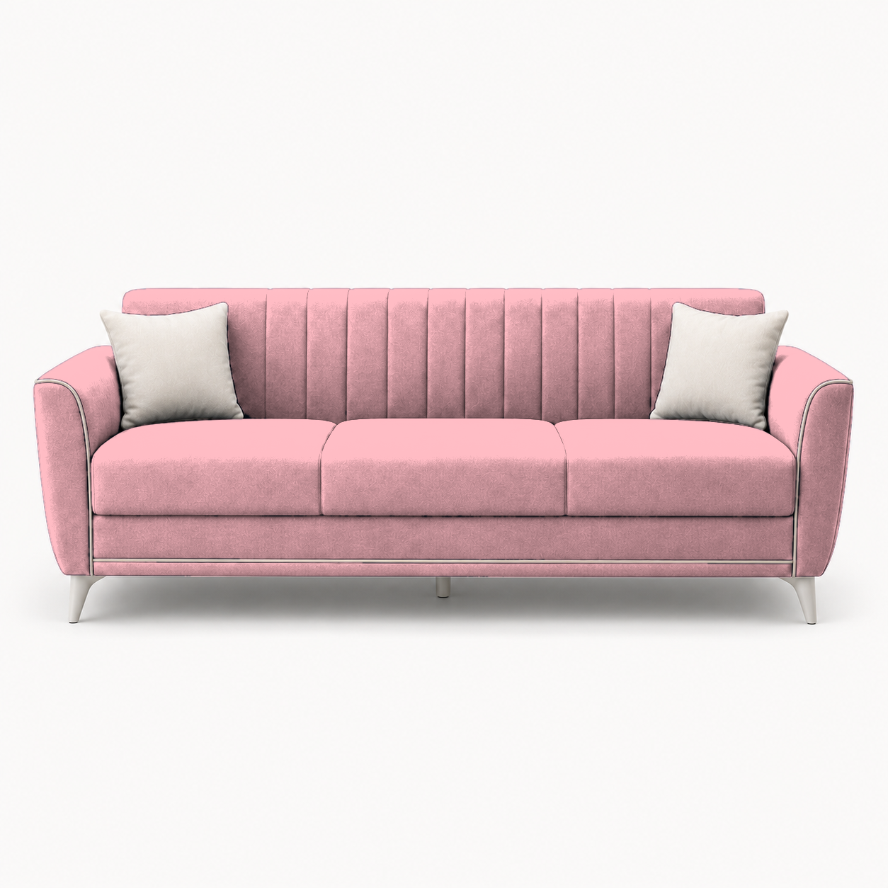Treat 3+2+1 Sofa Set, 3 seater, pink, studio view