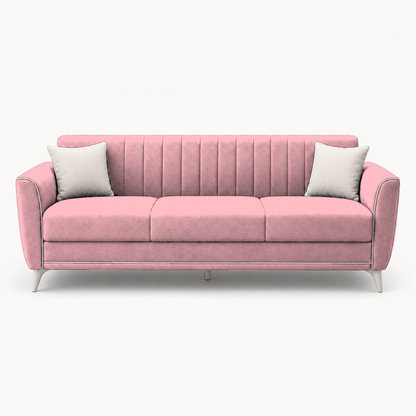 Treat 3+2+1 Sofa Set, 3 seater, pink, studio view