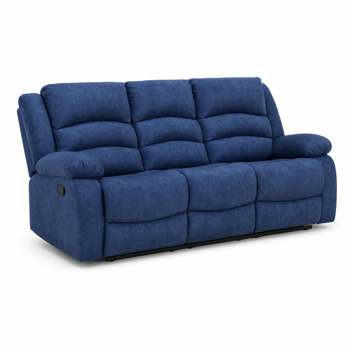 Tundra Recliner 3 seater blue 02 white