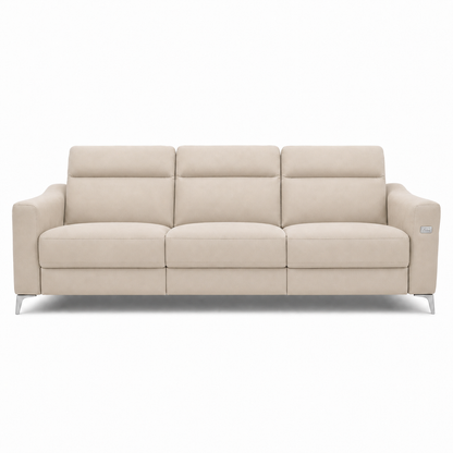 Twilight Recliner 3 seater beige 02 white