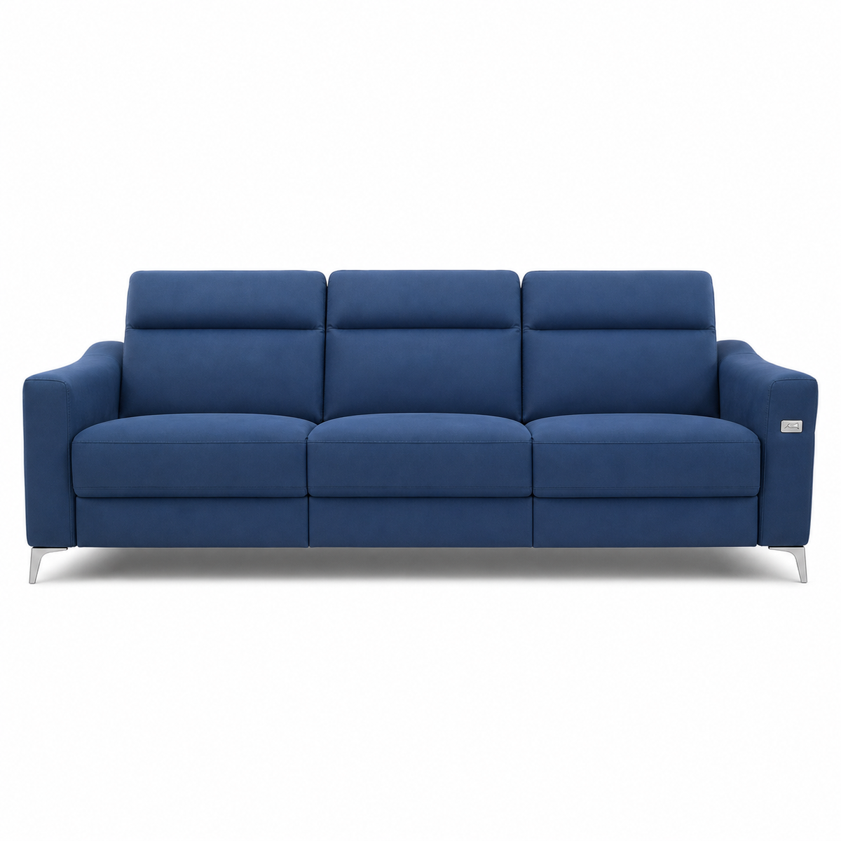 Twilight Recliner 3 seater blue 02 white