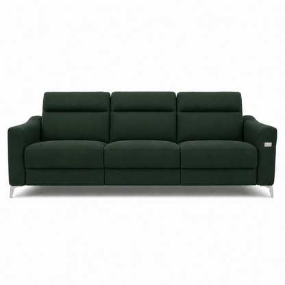Twilight Recliner 3 seater green 02 white