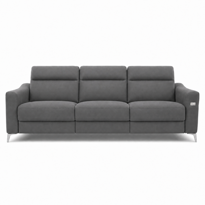 Twilight Recliner 3 seater grey 02 white