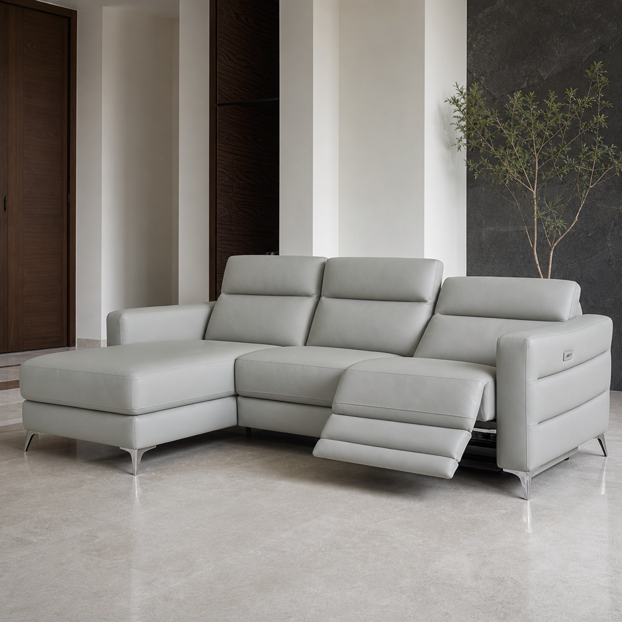 Twilight Recliner complete configuration in an editorial living room