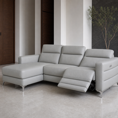Twilight Recliner upholstery and reclining detail