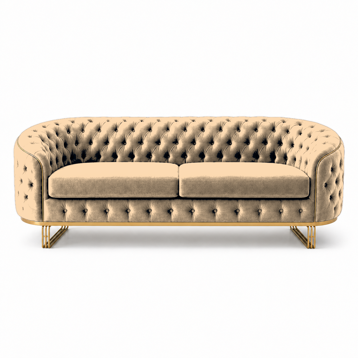Umber 3+2+1 Sofa Set, 3 seater, beige, studio view