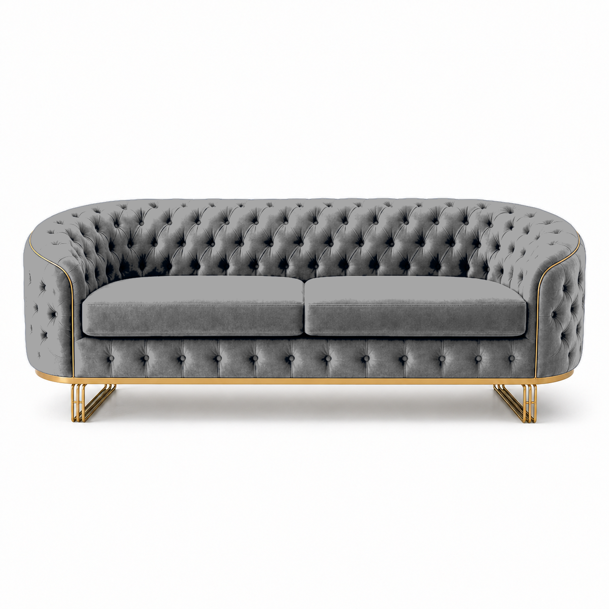 Umber 3+2+1 Sofa Set, 3 seater, grey, studio view