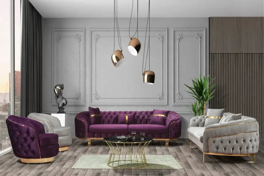 Umber - 3 + 2 + 1 Sofa Set
