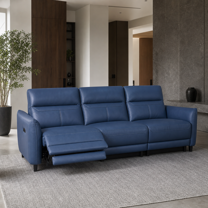 Unfurl Recliner 3 seater blue 01 main