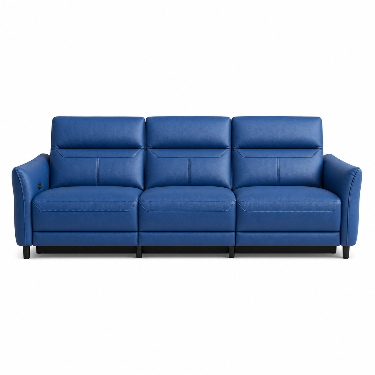 Unfurl Recliner 3 seater blue 02 white