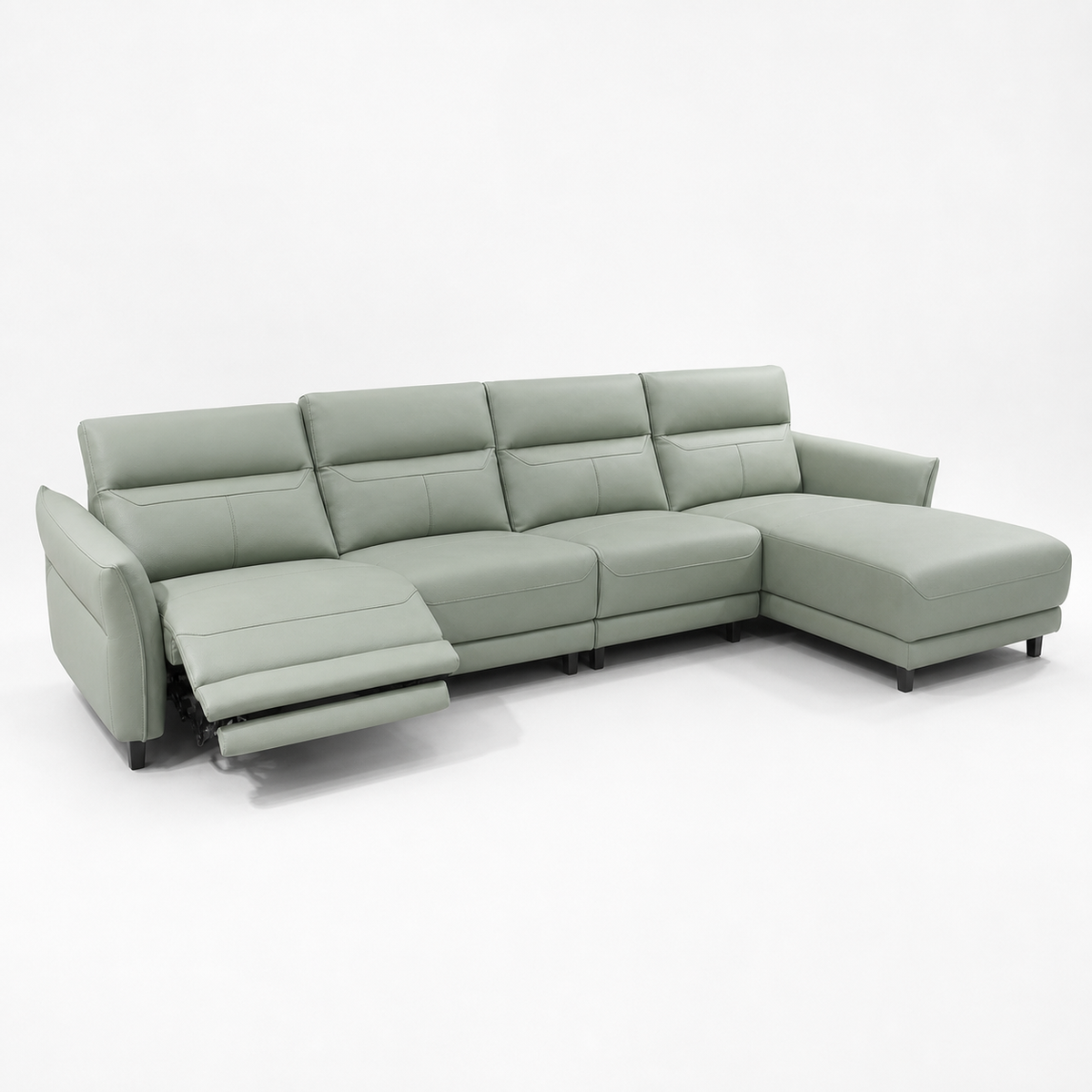 Unfurl Recliner complete configuration on a white background