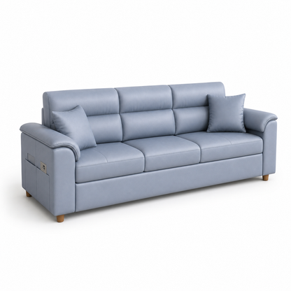 Urden - Sofa bed, fully closed studio view on a pure-white background